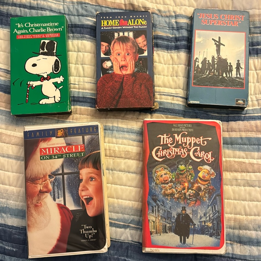Christmas VHS Tapes Movies